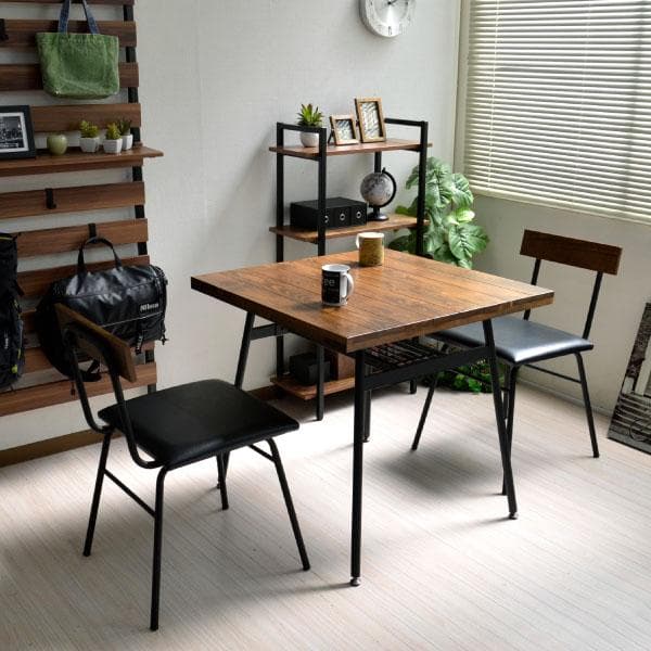 【新品・送料無料】ダイニングセット ダイニング 3点 インダストリアル