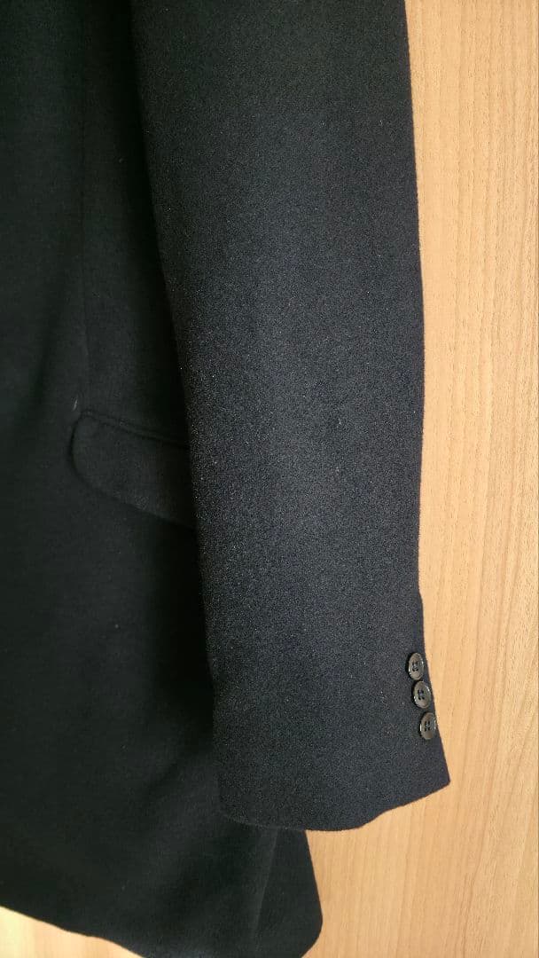 【美品】Theory チェスターコート 黒 サイズL