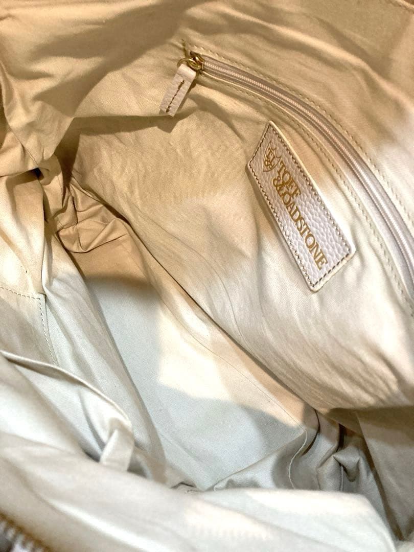 【美品】TOFF&LOADSTONE キー ナイロン　トートバッグ　ベージュ