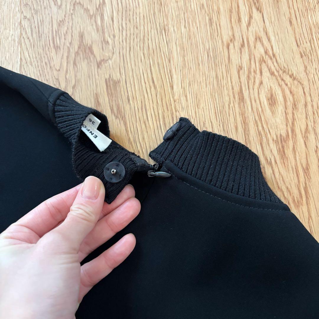 ENFOLD 黒　ロングワンピース　サイズ36