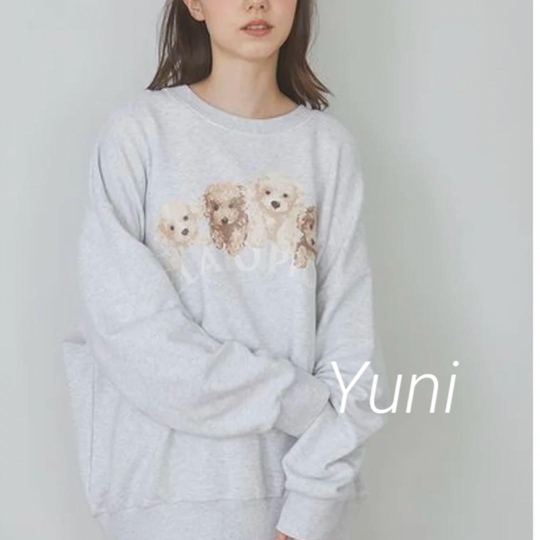 専用♡正規品♡トイプードル♡裏毛プルオーバー♡グレー　スウェット