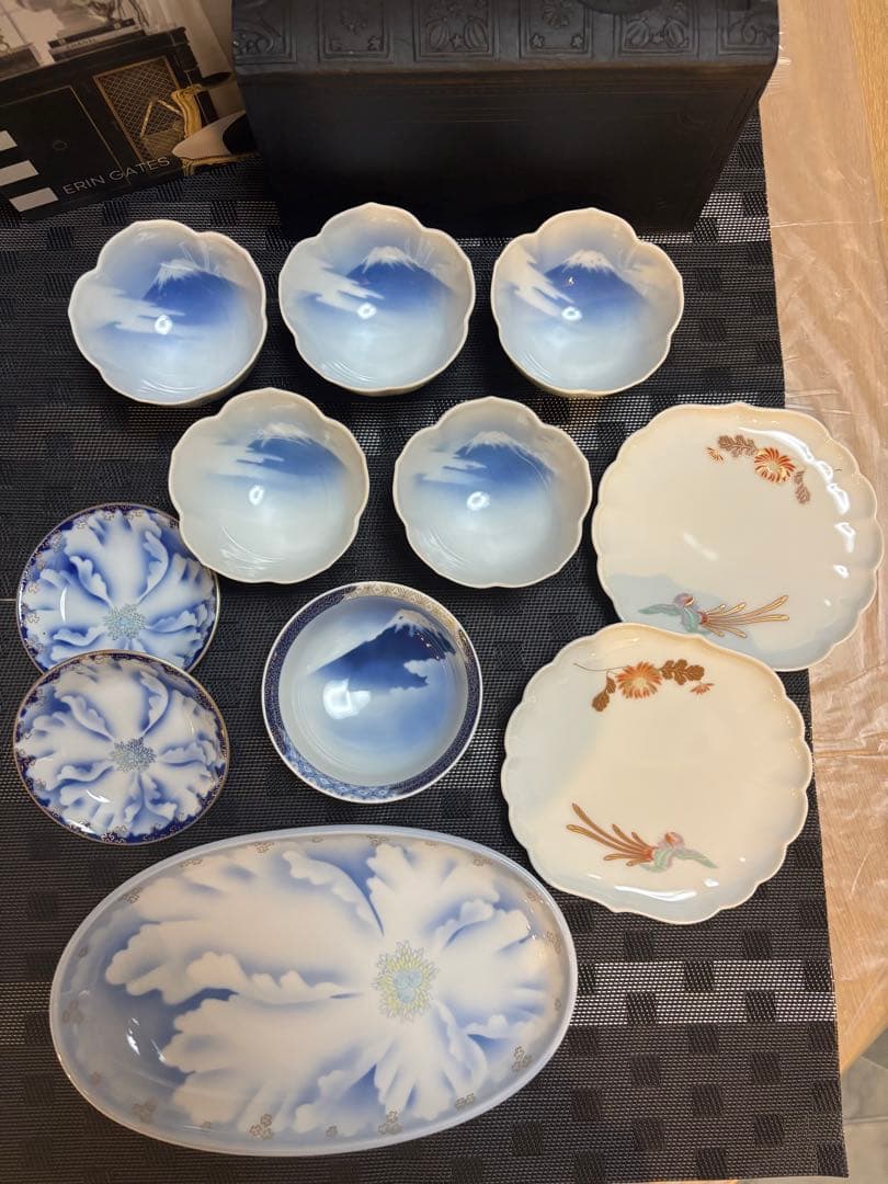 11点セット 深川製磁 富士 食器 小鉢 小皿 豆皿 中皿 取り皿 茶碗
