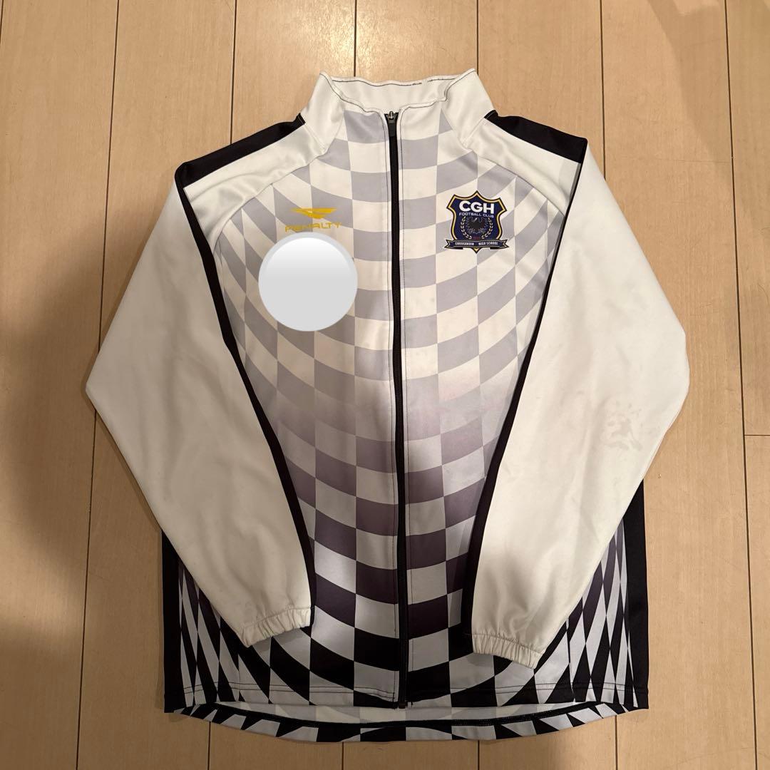 中央学院高校　サッカー部移動着　ジャージ　上下セット