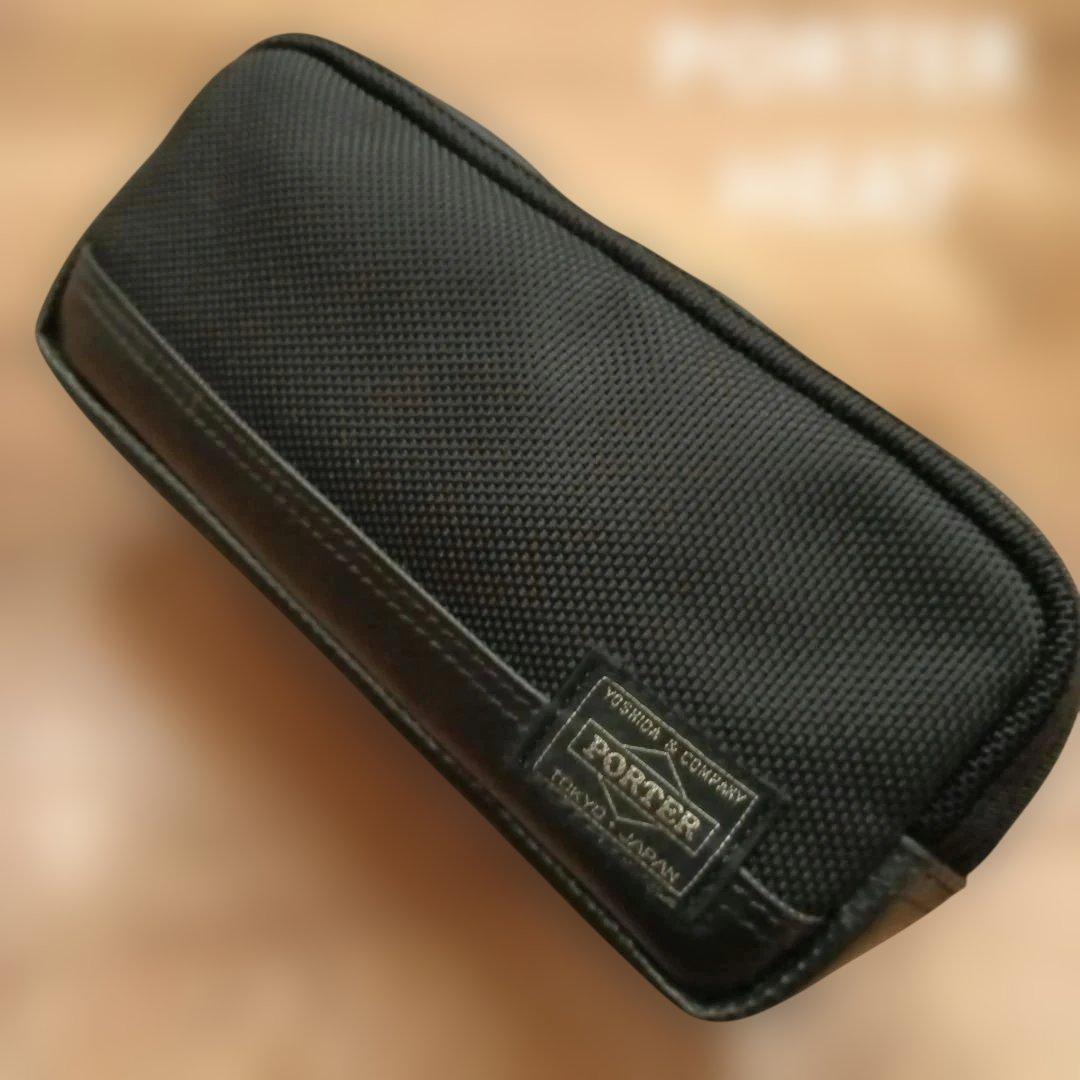 ポーター　吉田カバン　ヒート　ペンケース　筆箱　黒　ブラック　日本製