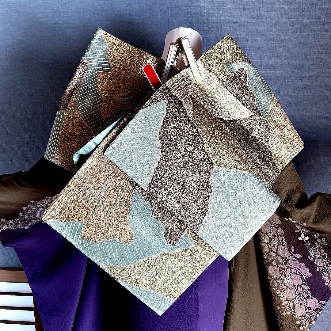 振袖フルセット　辻ヶ花　手描き友禅　ぼかし染め　成人式振袖　振袖　裄丈70