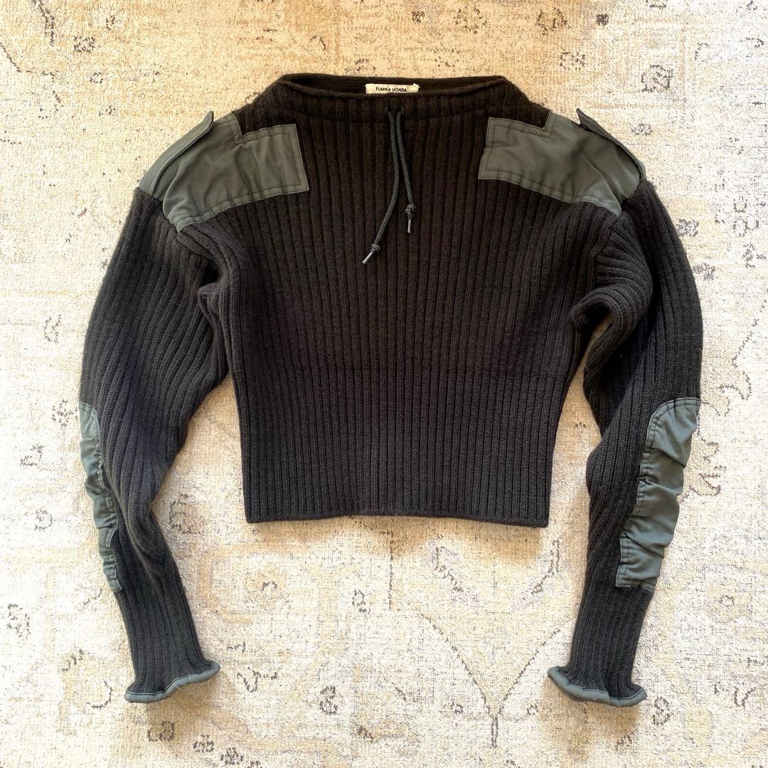 fumika_uchida フミカウチダ ボンバークロップドニット 36