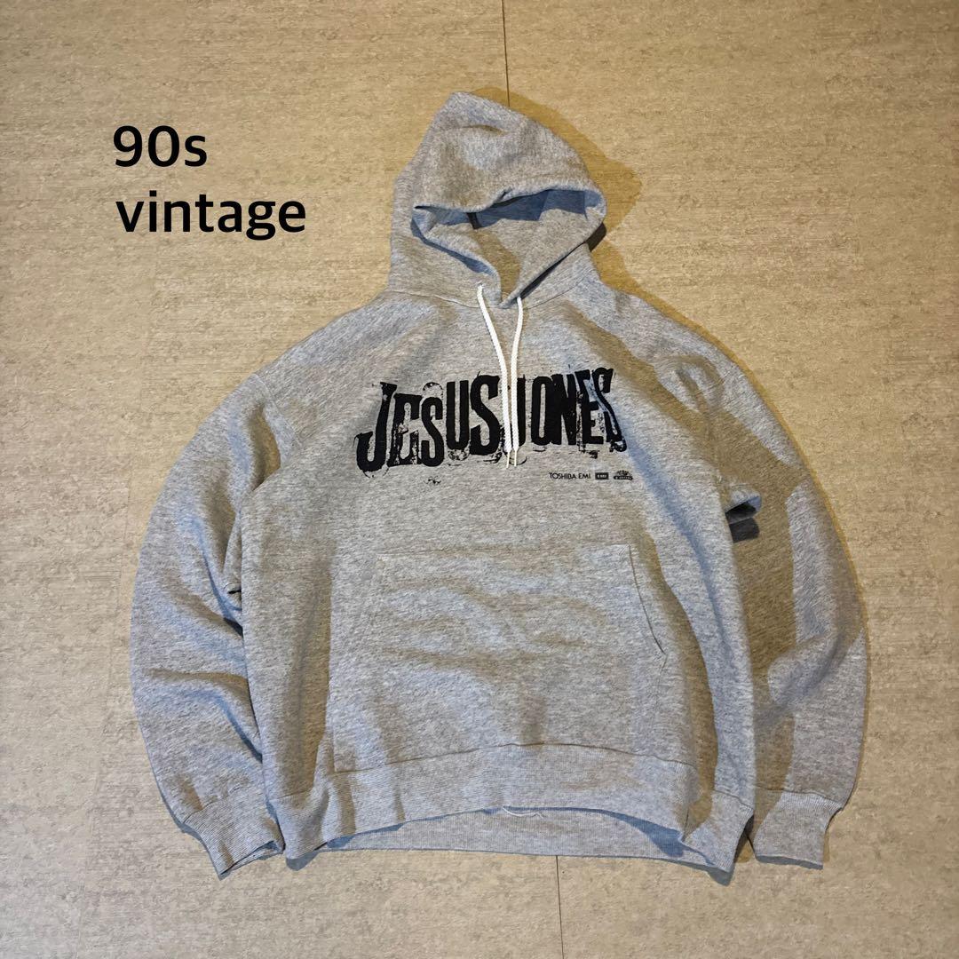 N．Ｉ商品 90s vintage JESUS JONES パーカー XL