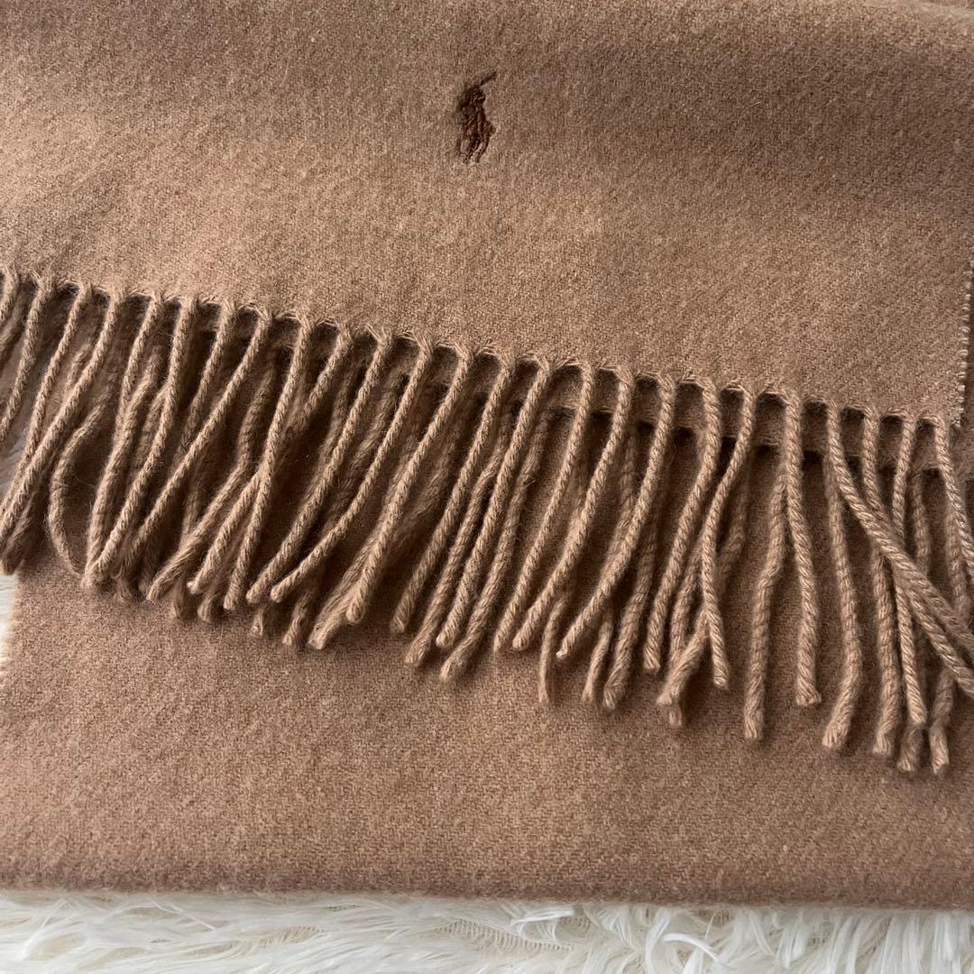 ラルフローレン Polo Ralph Lauren ベージュ マフラー カシミヤ