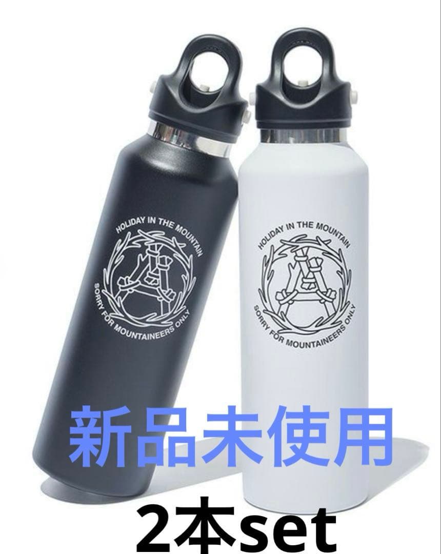 MOUNTAIN RESEARCH ステンレス水筒 ホワイトとブラック