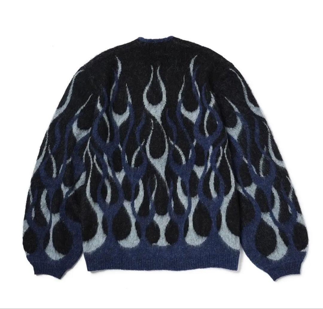 EVILACT FLAMES MOHAIR CARDIGAN イーブルアクト