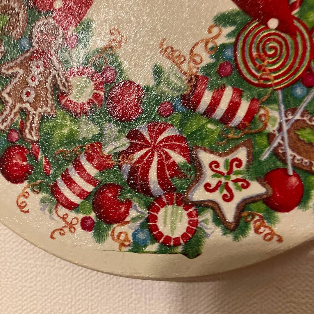 クリスマスリースデコパージュ作品
