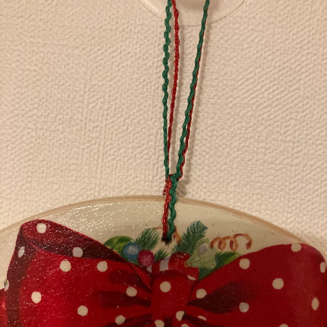 クリスマスリースデコパージュ作品