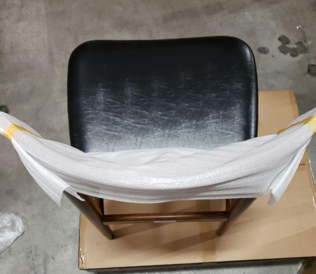 カリモク60 Tチェア スタンダードブラック レザー KARIMOKU