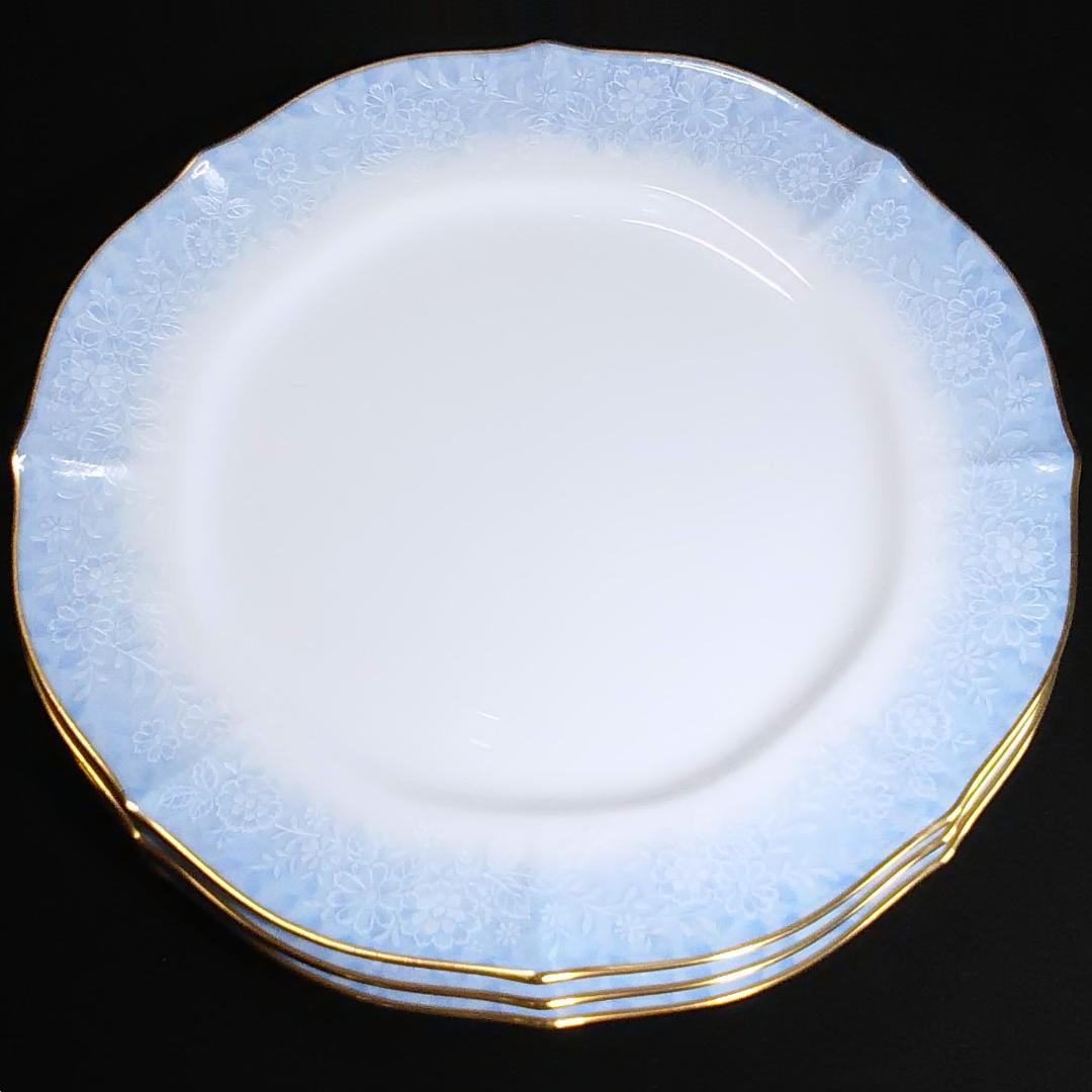 ノリタケ ダイヤモンドコレクション フラワーインドリーム ディナー皿 3枚