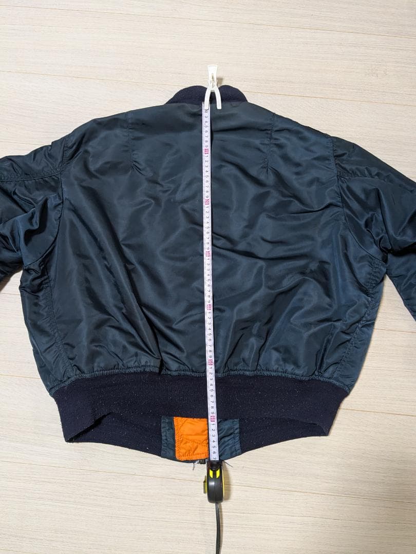 ALPHA　Alpha　 MA1　ma1　希少　紺　ネイビー　90年　USA