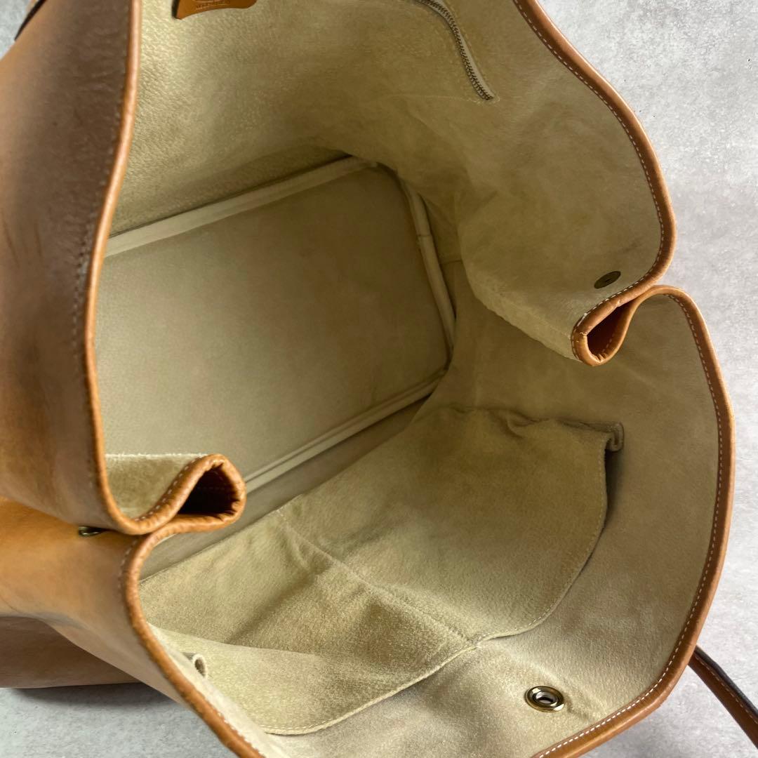 入手困難✨ シセイ cisei トートバッグ レザー ヌメ革 A4資料 大容量