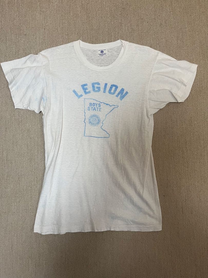 60s BOYS STATETシャツ ホワイト VINTAGE USA製