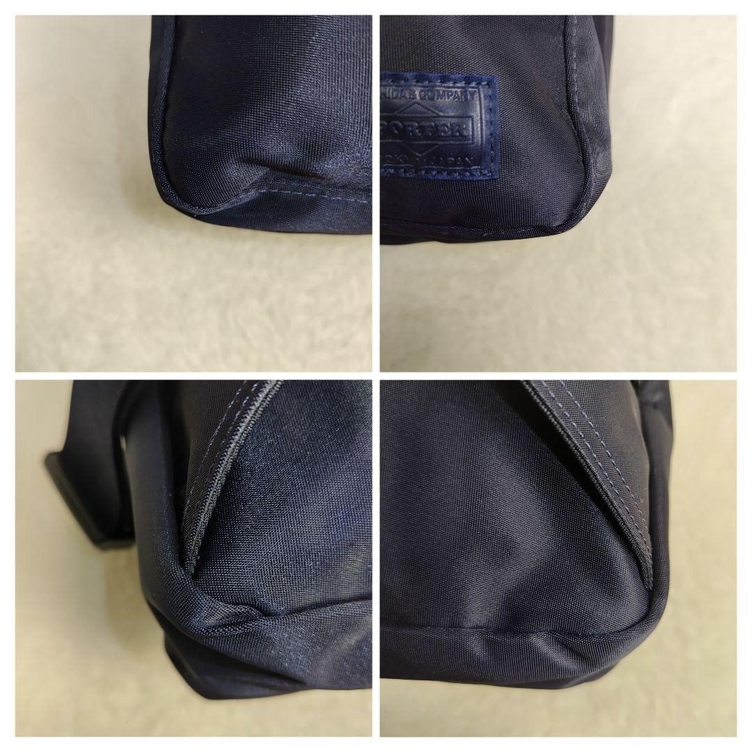 ✨激レア美品✨PORTER リフト　ウエストバッグ　ボディーバック2層式ネイビー
