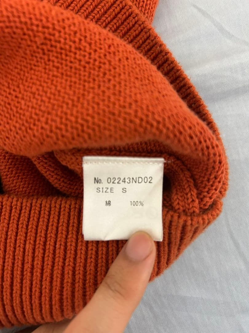 【超美品】HYSTERIC GLAMOUR　カーディガン　オレンジ　バナナガール