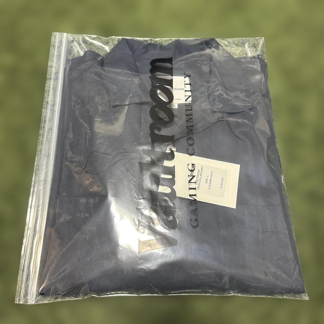トップス VAULTROOM OPEN COLLAR SHIRT / DARK NAVY