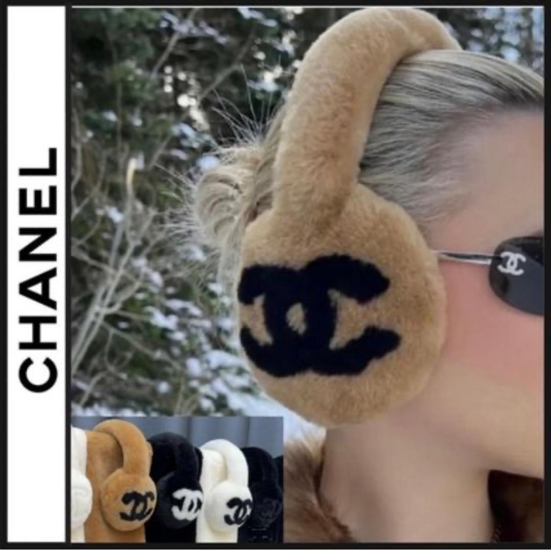 ✨美品✨ CHANEL イヤーマフ カメリアリボン