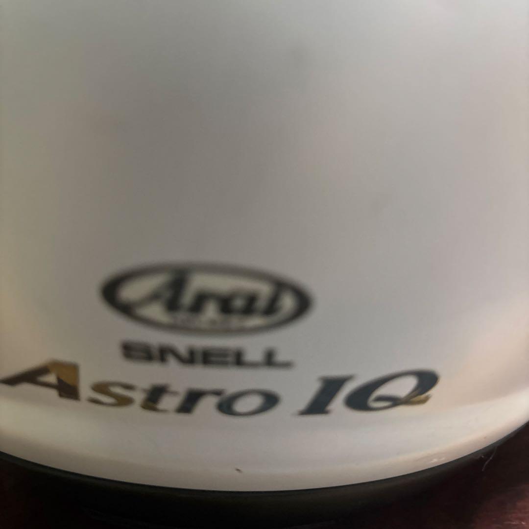 バイソン  Arai Astro IQスモークシールド付きマッドホワイト