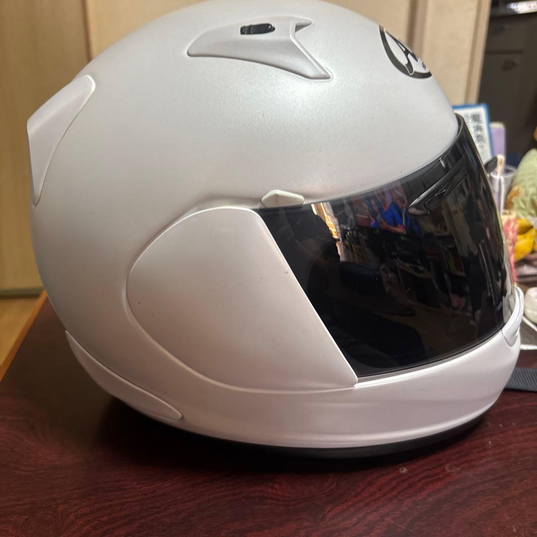 バイソン  Arai Astro IQスモークシールド付きマッドホワイト