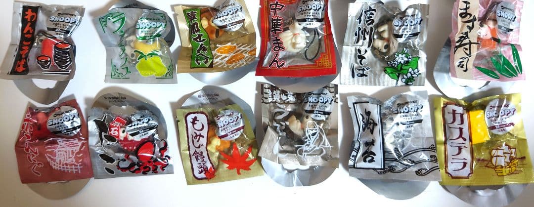 ペプシネックス SNOOPY 全国おいしいものアクセサリー 36種類セット