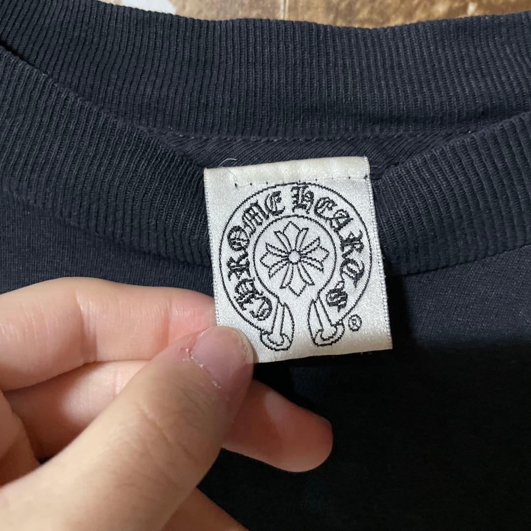 【超激レア】90s クロムハーツ　ロンT クリスタル　フローラルクロス　S
