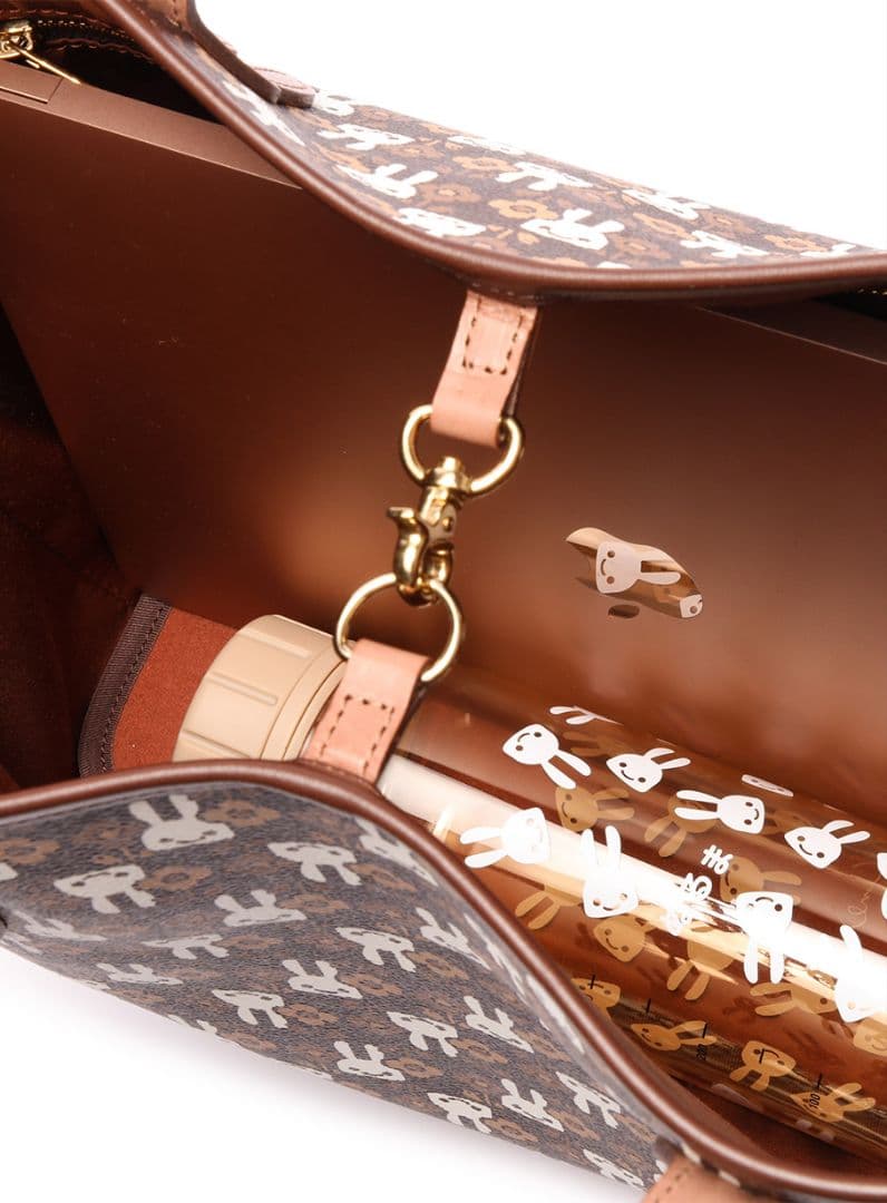 CUNE　キューン　花グラムVトートバッグ　レザートート　未使用品　日本製