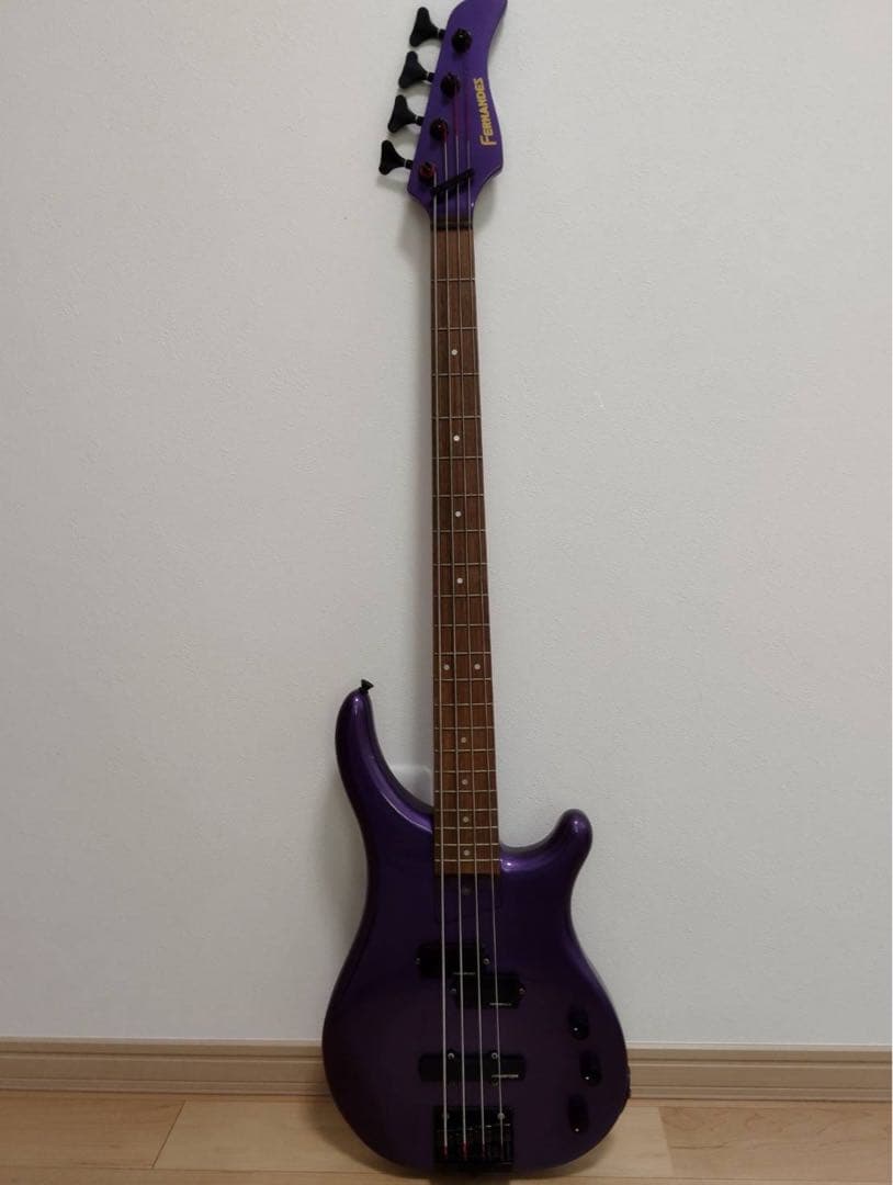 卵かけご飯 ☆FERNANDES フェルナンデス エレキベース パープル