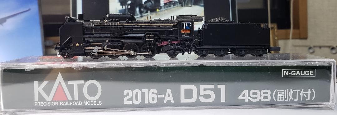ひ*ん様 KATO D51 2016-A 498(副灯付) Nゲージ 鉄道模型
