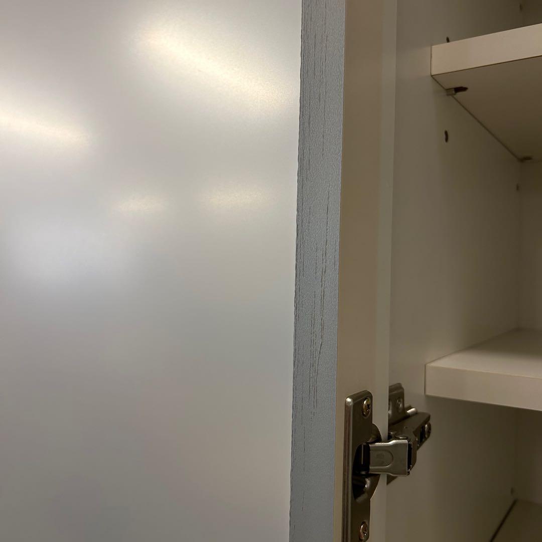 処分品★食器棚 カップボード 60cm幅 ダイニングボード 耐震ラッチ