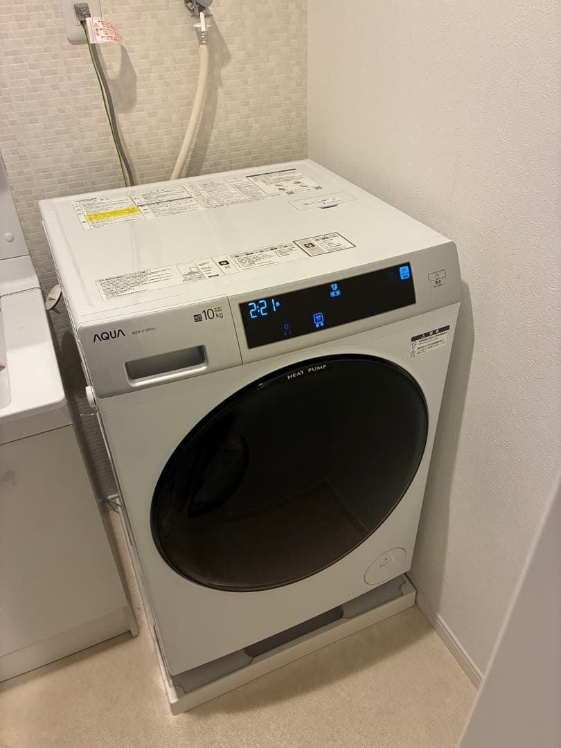 AQUA ドラム式洗濯乾燥機 2024年製　AQW-D10P-R ヒートポンプ式