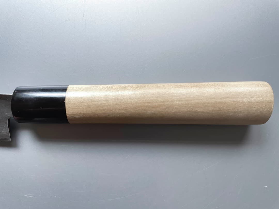 京都 有次 本焼 柳刃包丁 尺寸（30cm） 鞘付き 新品水牛柄