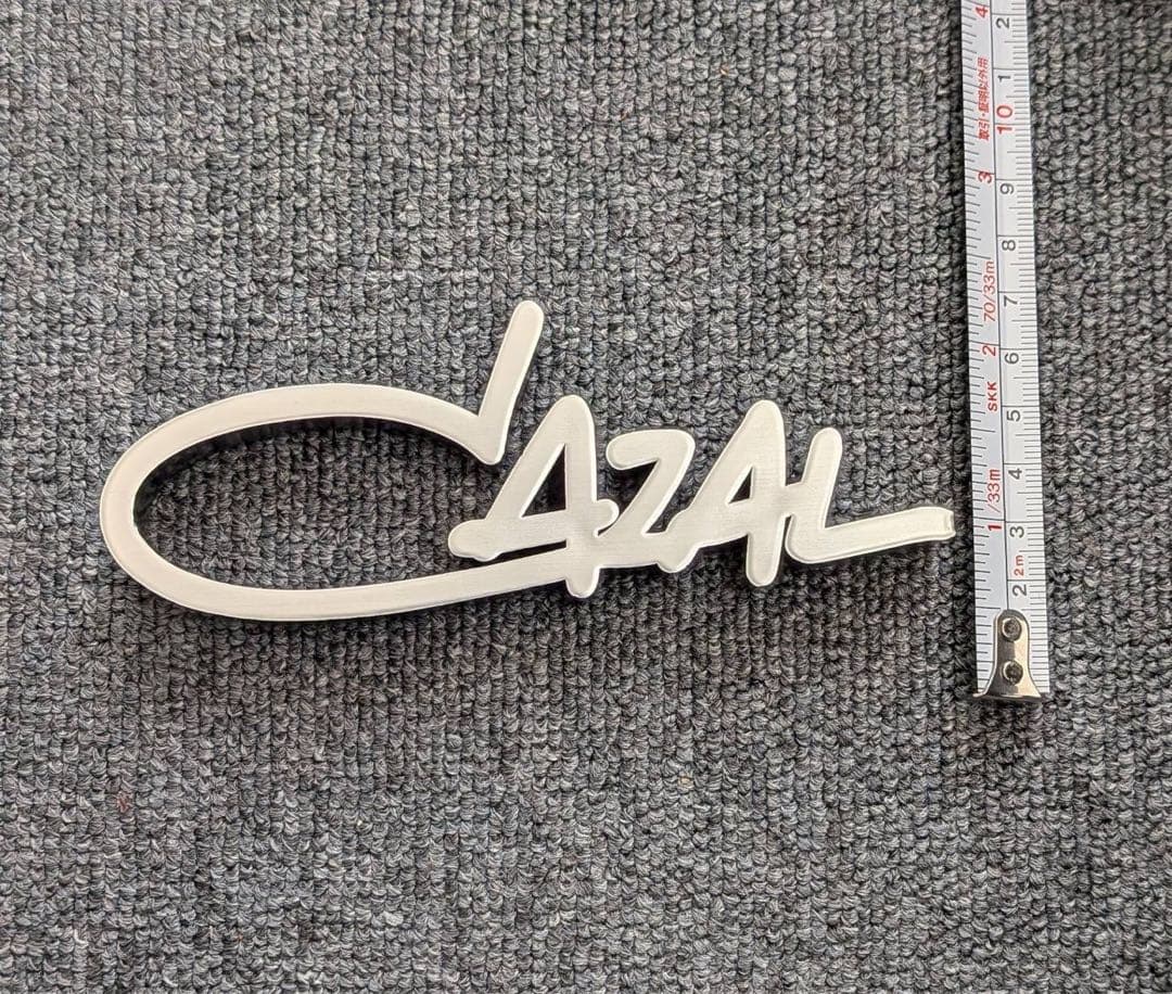 Cazal シルバー ロゴ ディスプレイ約15cm