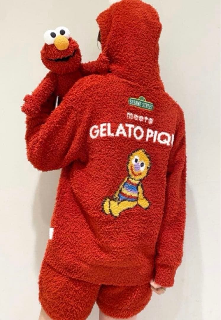 GELATO PIQUE セサミストリート　エルモセットアップ 新品