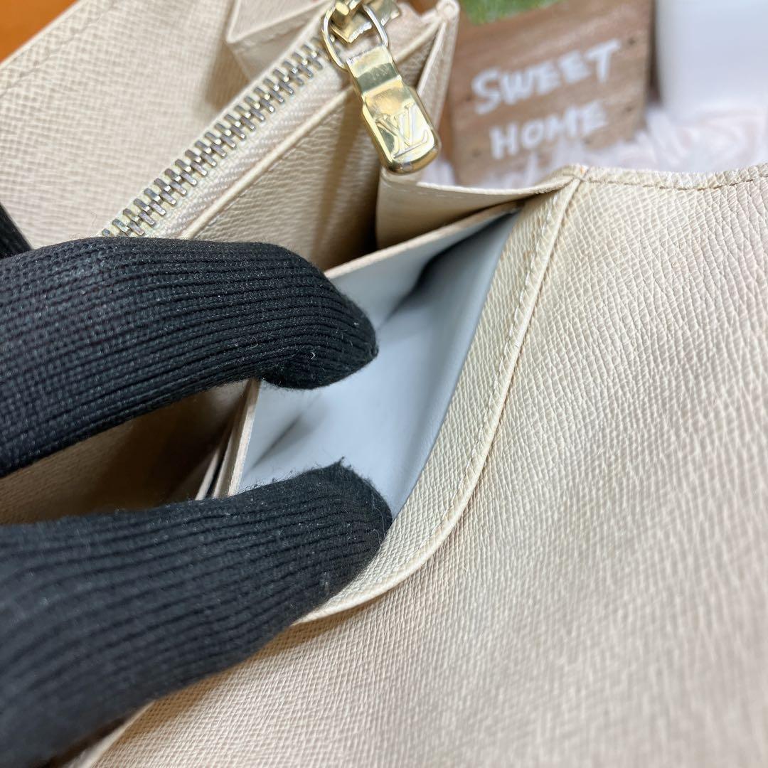 ！美品！ ルイヴィトン ダミエアズール ポルトフォイユ サラ レディース 長財布