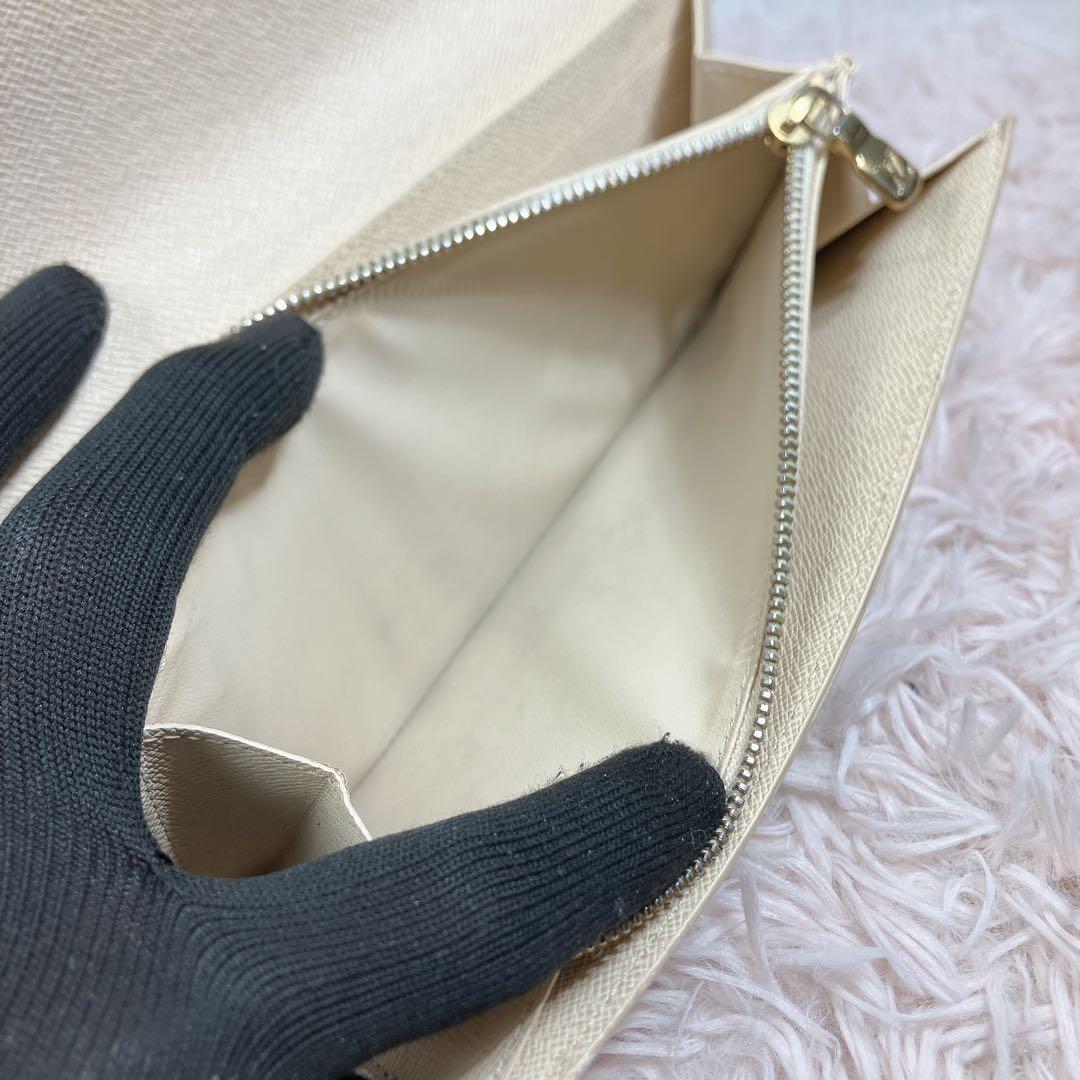 ！美品！ ルイヴィトン ダミエアズール ポルトフォイユ サラ レディース 長財布