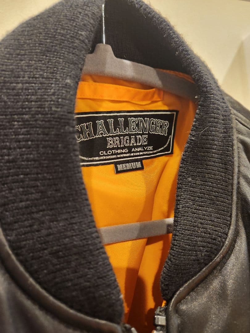 CHALLENGER 19AW MA-1レザージャケット M