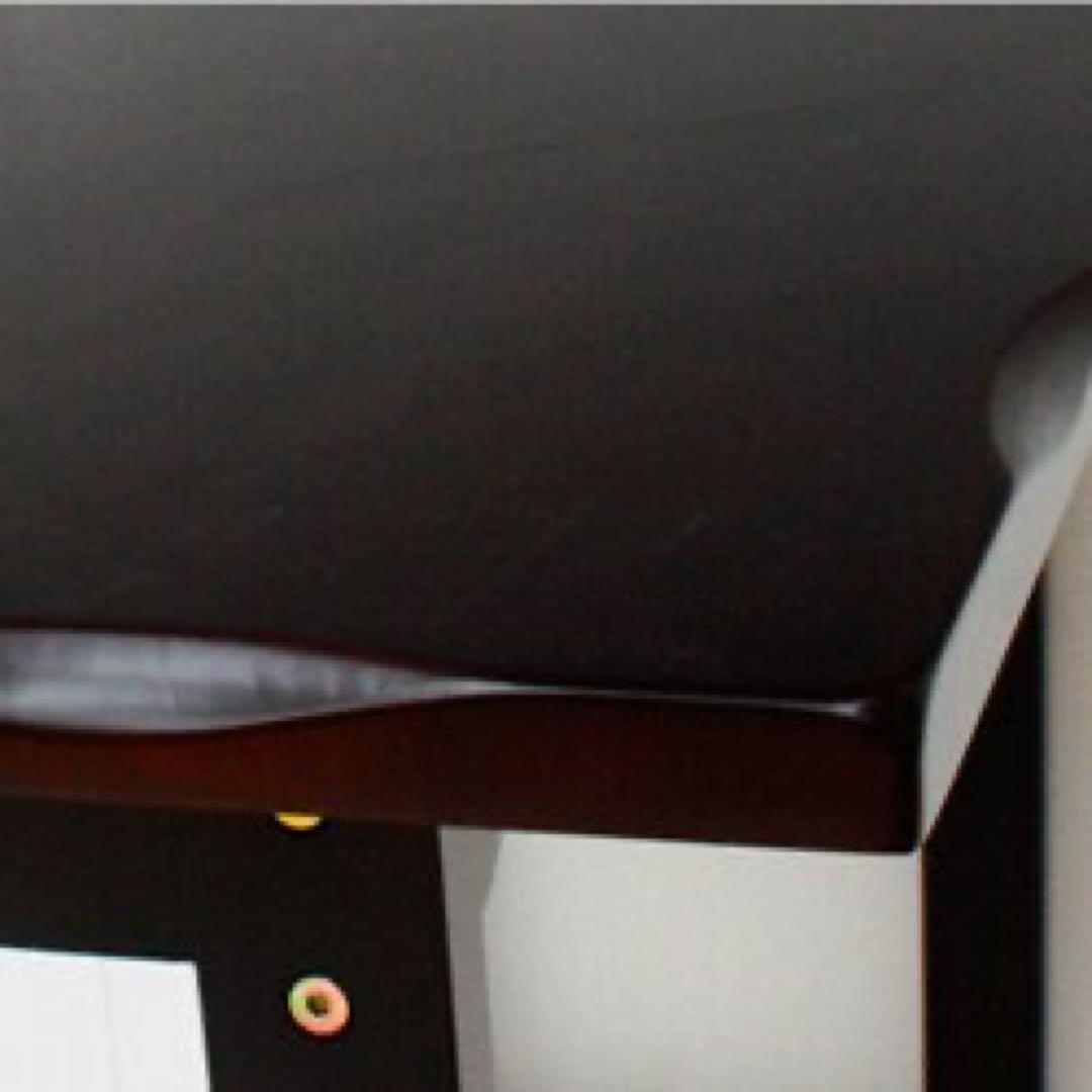 ヤマソロ くつろぎテーブル ダークブラウン 82-782 高座椅子用 低め 介護