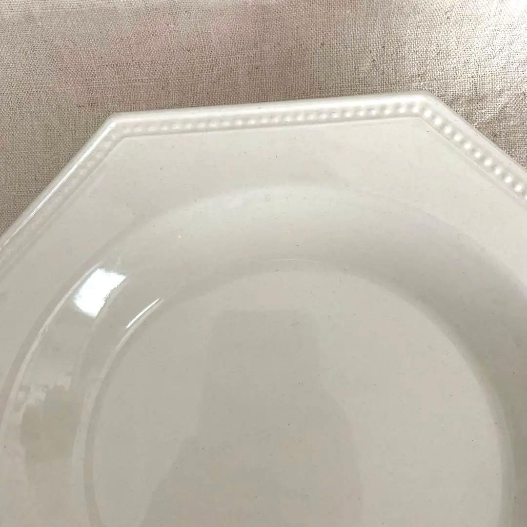 クレイユエモントロー オクトゴナル octogonale 深皿　パール　美品