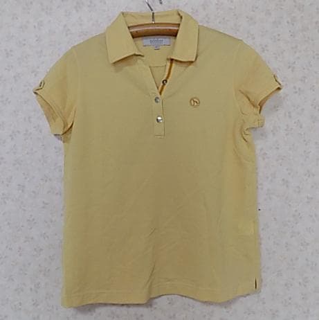 30778　アダバット　レディース　ポロシャツ　黄色　サイズ40