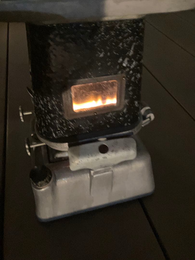 激レア！ 実働/美品 ビンテージ アイロンストーブ　ダブルバーナー　アルミニウム