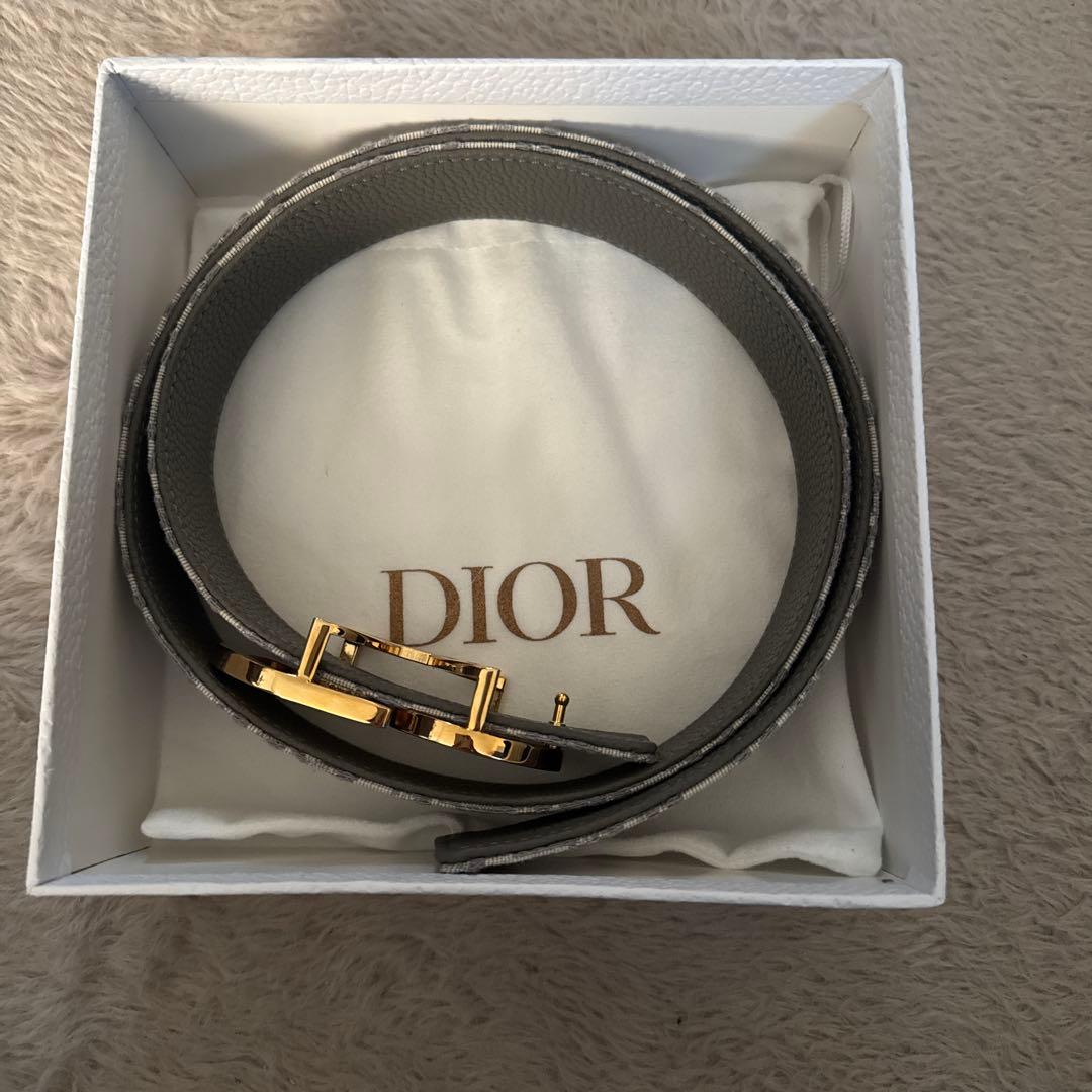 Dior ベルト グレー