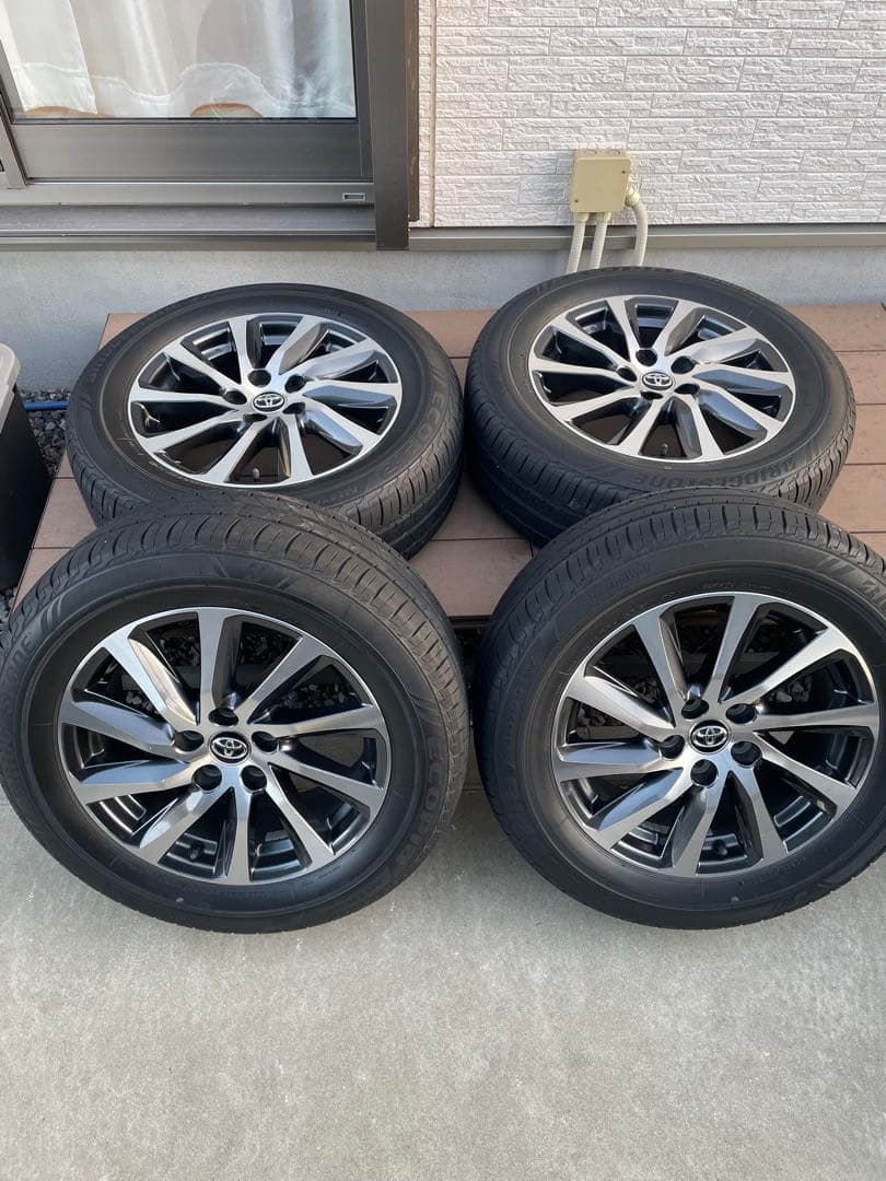 30系ヴェルファイア　アルファード　純正 17インチホイールタイヤセット4本