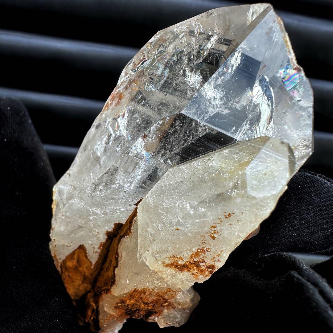 高透明度❗️レインボー☆コロンビアレムリアンシード クリスタル ポイントA1549