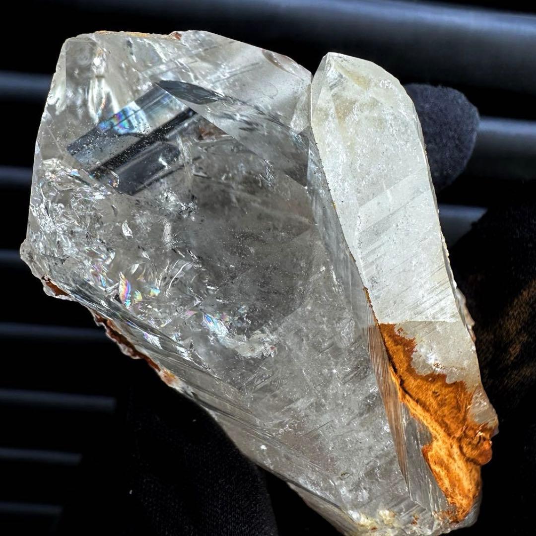 高透明度❗️レインボー☆コロンビアレムリアンシード クリスタル ポイントA1549