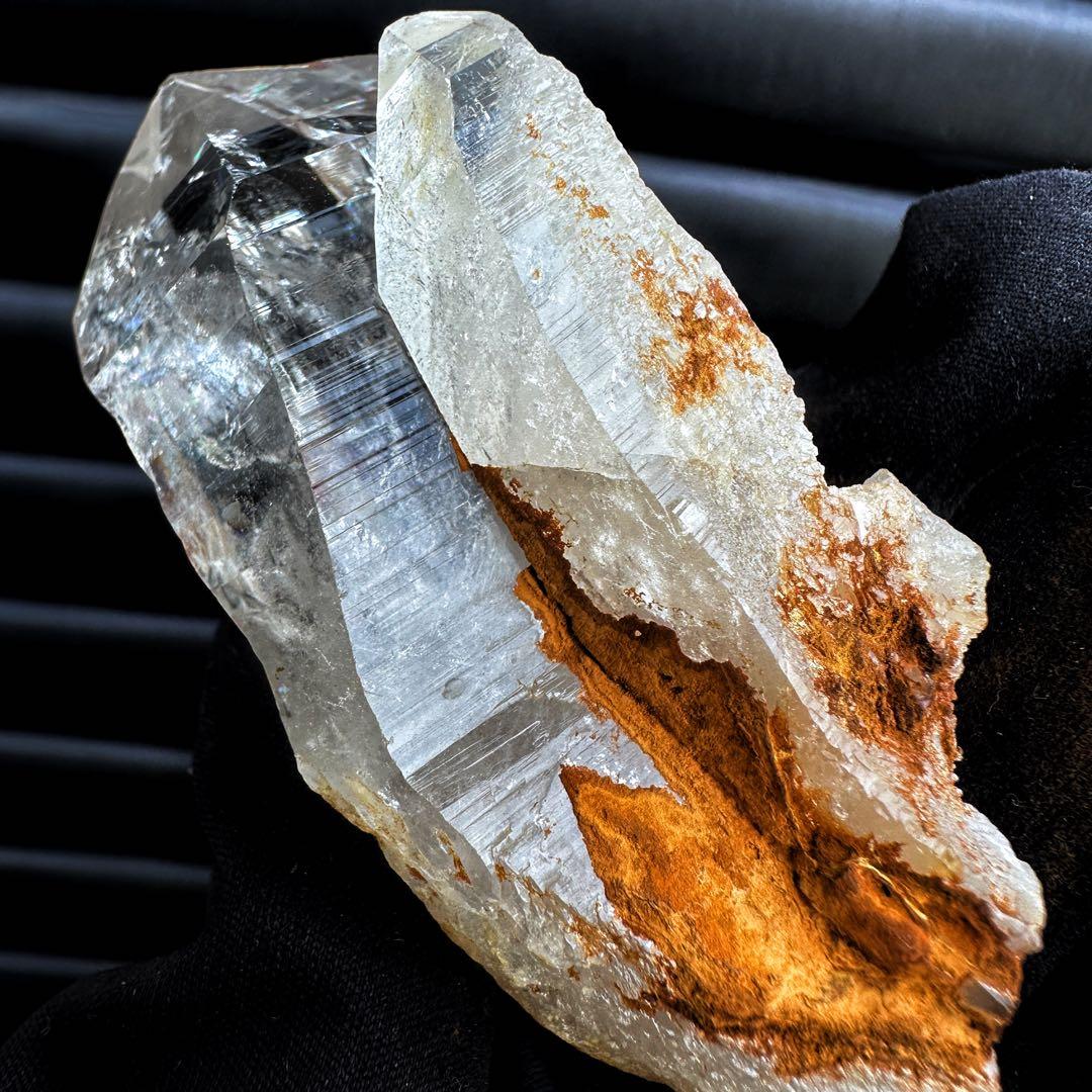 高透明度❗️レインボー☆コロンビアレムリアンシード クリスタル ポイントA1549