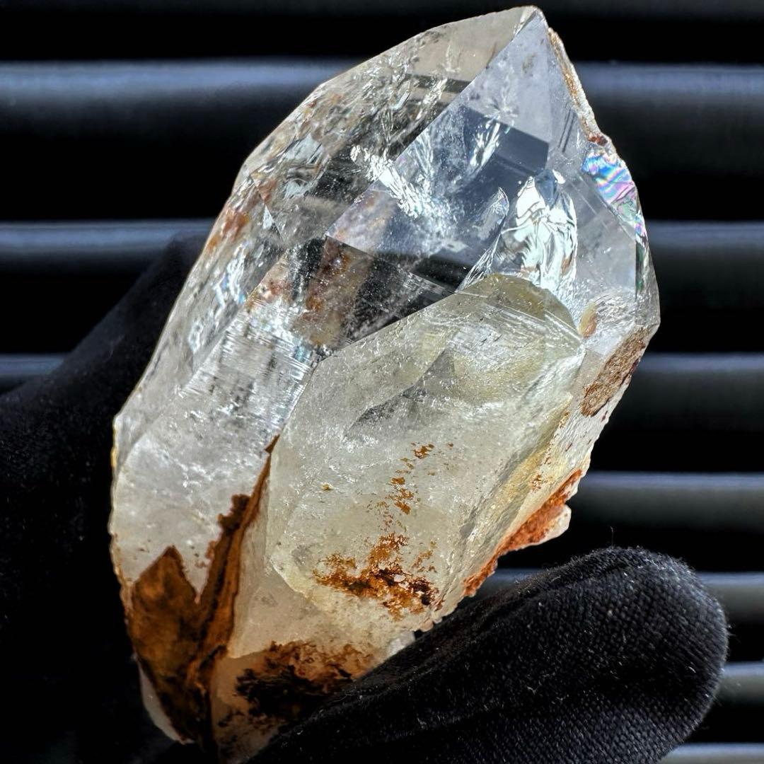 高透明度❗️レインボー☆コロンビアレムリアンシード クリスタル ポイントA1549